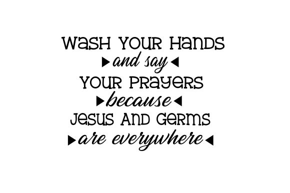 Bathroom Crafts: Jesus and Germs Design Review