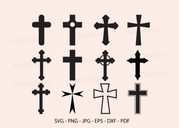 Christian Crosses Clipart for Graphics and Crafts