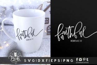 Faithful Hebrews 3:2 Graphics for Bible Crafts