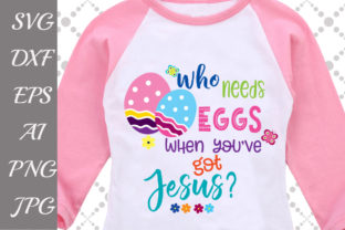 Who Needs Eggs Jesus SVG for Faith Crafts & Graphics